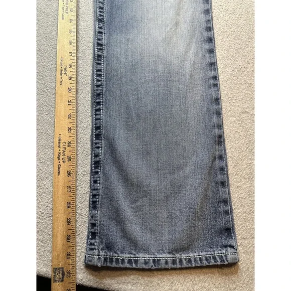 Ariat M4 Low Rise Boot Jeans Mens 40x32 Light Wash Blue Denim Bootcut 10019557